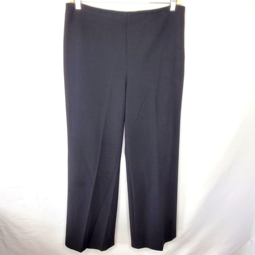 Plus‎ Size Talbots Wide Leg Hollywood Pants 16 Hi-Rise Trousers Career Office